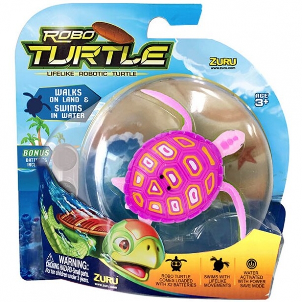Jucarie interactiva Zuru Robo Testoasa, Roz