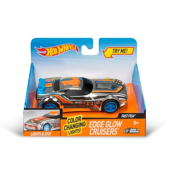 Masinuta Hot Wheels cu lumini si sunete, Fast Fish
