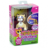 Jucarie interactiva Lil'Kittens pisicuta 6.4 cm
