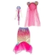 Costumas de sirena cu fustita, diadema si bagheta magica, Toi-Toys