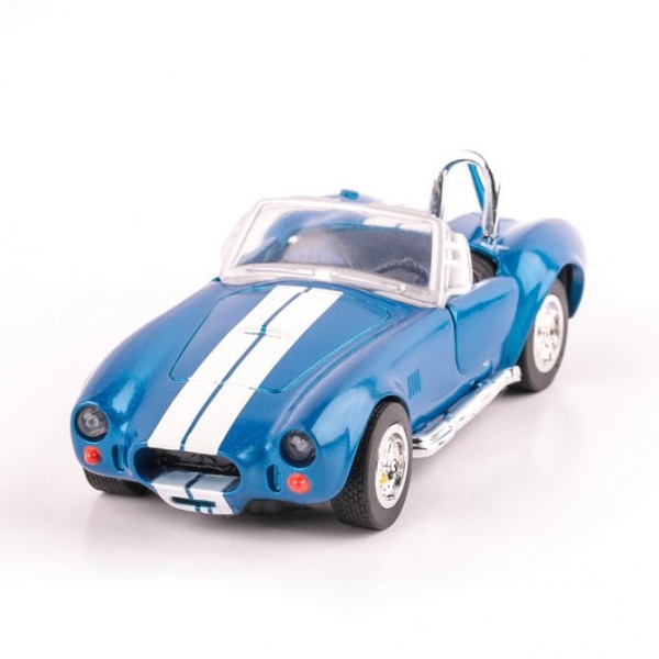 Macheta metalica Welly 1:34 Shelby Cobra 427, Albastru