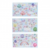 Set 150 de stickere pentru geam reutilizabile, Unicorn