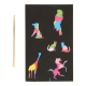 Jucarie interactiva carnetel razuibil Scratch Magic cu animale