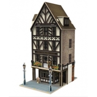 Puzzle 3D CubicFun Colectia Jigscape - Restaurant din epoca Tudorilor