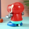 Robot Interactiv cu telecomanda si lumini, Rosu, 18 cm