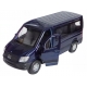 Macheta metalica Welly Mercedes Benz Sprinter Traveliner, 11 cm, Albastru