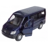 Macheta metalica Welly Mercedes Benz Sprinter Traveliner, 11 cm, Albastru