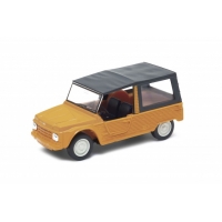 Macheta metalica Welly 1:34  Citroen Mehari 12 cm, Portocaliu