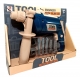 Set de joaca bormasina electrica cu accesorii