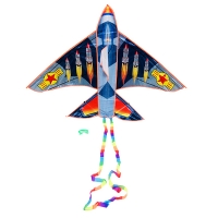 Jucarie de exterior, Zmeu urias cu imprimeu colorat model racheta, 160 cm