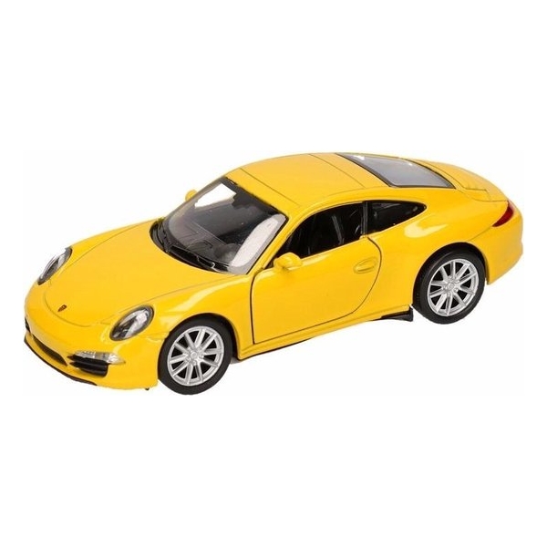 Macheta metalica Welly 1:34 Porsche 911 Carrera 4S