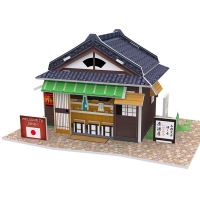 Puzzle 3D Cubicfun Izakaya pub, 25 piese