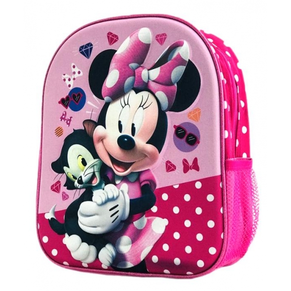 Ghiozdan 3D Minnie , 32 cm, Multicolor