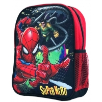 Ghiozdan mic Spider Man si Supereroii, 1 compartiment , 33 cm