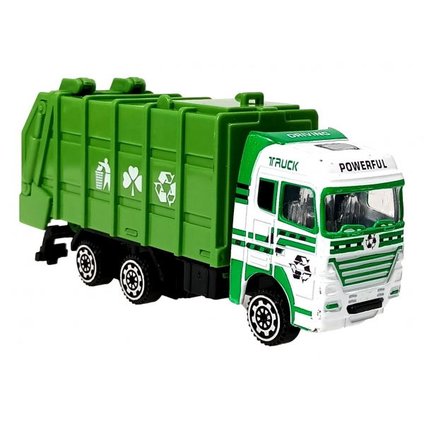 Masina De Reciclare, Verde, 12 cm, Scara 1:35