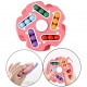 Jucarie antistres Magic Bean Fidget Spinner in forma de stea, Roz
