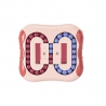 Jucarie antistres rotativa tip puzzle Magic Bean, Rosu