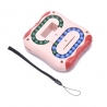 Jucarie antistres rotativa tip puzzle Magic Bean, Rosu