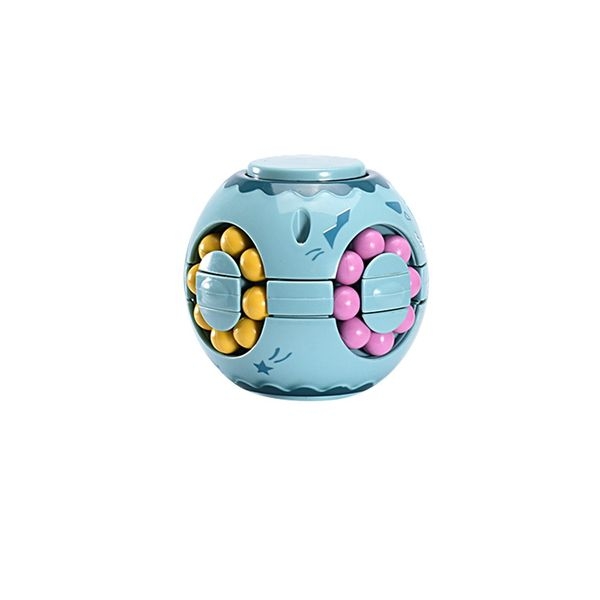 Jucarie antistres cub magic interactiv Magic Bean, Turcoaz