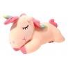 Pernuta pentru copii, Unicorn, Roz, Catifea, 30 cm
