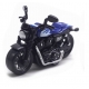 Macheta metalica motocicleta 1:36 Chopper cu pull back, Albastru