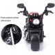 Macheta metalica motocicleta 1:36 Chopper cu pull back, Rosu