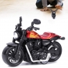 Macheta metalica motocicleta 1:36 Chopper cu pull back, Rosu