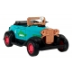 Macheta metalica Classic Car 1930 6 cm, Turcoaz, Toi-Toys
