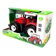 Tractorasul de la Ferma, Jucarie interactiva cu lumini si sunete, Rosie, 23 cm