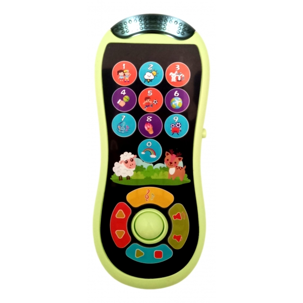 Telecomanda cu functie TouchScreen, Numerele si Culorile in engleza, Functie cu cantece, 21 cm