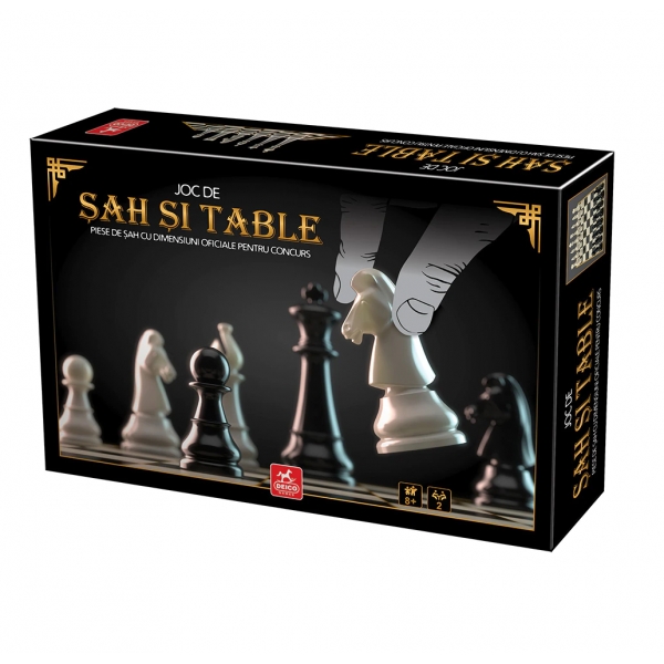 Joc de societate 2in1 sah si table