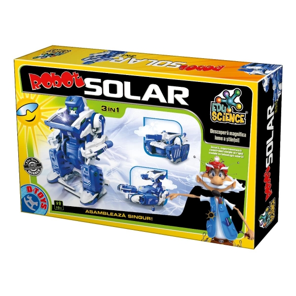 Robotul solar 3 in 1, Joc creativ de construit