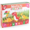 Set creativ colaje mozaic cu 4 planse- Dinozauri