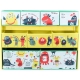 Dulap depozitare jucarii U-Grow Monsters, Galben