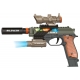 Jucarie interactiva pistol cu lumini si sunete, Toi-Toys