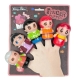 Set 5 figurine pentru deget din cauciuc moale - Familia mea