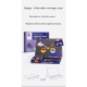 Joc educativ carte magnetica si puzzle creativ 2 in 1, 129 piese