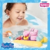 Set de joaca pentru baie barca si familia purcelusilor Peppa Pig