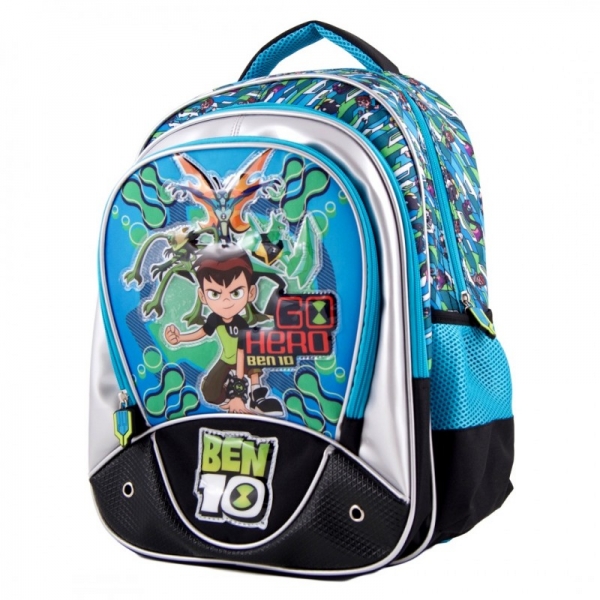 Ghiozdan pentru scoala 16'' 3 fermoare Ben 10