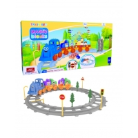 Set de joaca Magic Blocks Trenulet, 43 piese