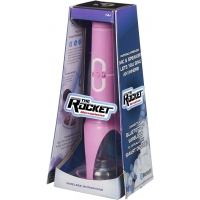 Microfon Wi-fi cu amplificator si boxa Roz, Singing Rocket Machine