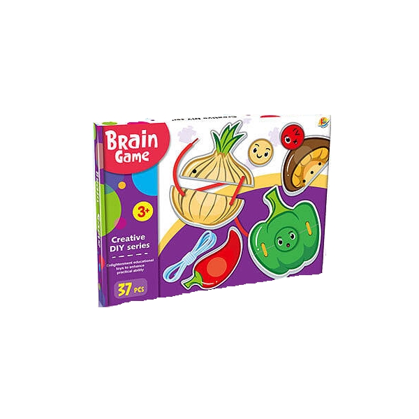 Joc de logica cu sireturi cu legume