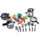 Set de joaca ustensile de bucatarie 18 piese