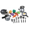 Set de joaca ustensile de bucatarie 18 piese