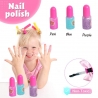 Set manichiura si make-up pentru copii 6 piese Flashing Girls
