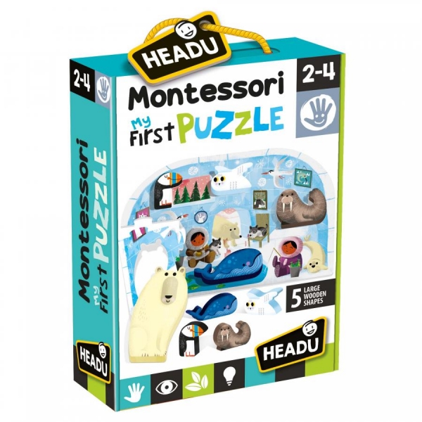 Montessori - Primul Meu Puzzle Polul Nord