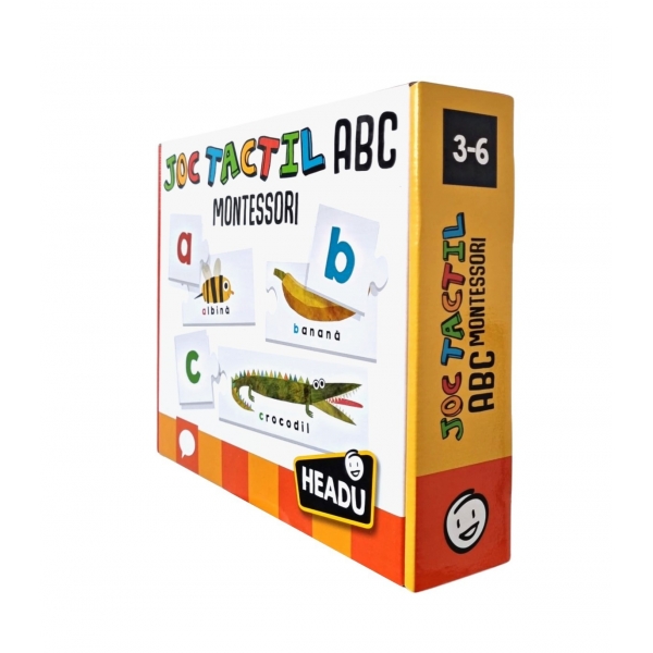 Headu Montessori - Joc Tactil Abc Romana