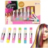 Set pentru fetite 6 crete pentru colorarea parului, Toi-Toys