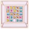 Puzzle din lemn sorteaza perechile cu mijloace de transport