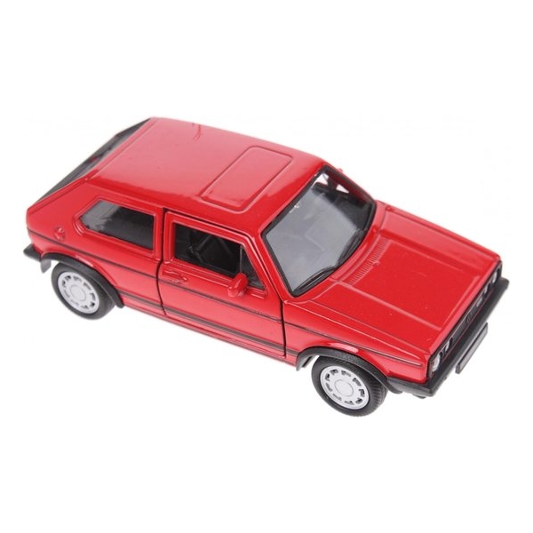 Macheta metalica Welly 1:34 Volkswagen Golf I GTI, Rosu